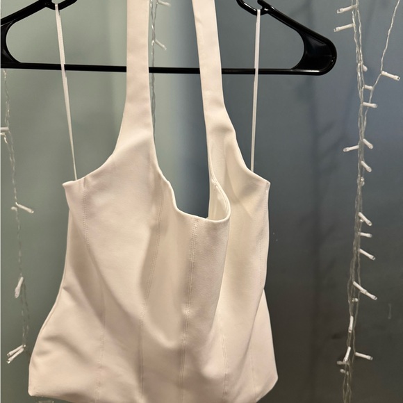 Elegant White Halter top - Picture 2 of 4